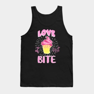 Love at first bite Cupcake Tank Top